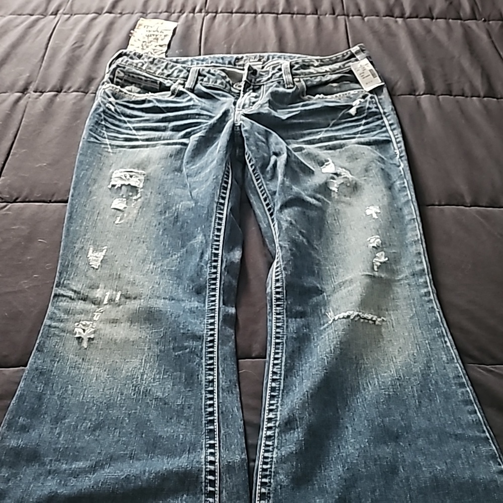 Aiko silver jeans